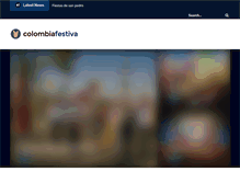 Tablet Screenshot of colombiafestiva.com